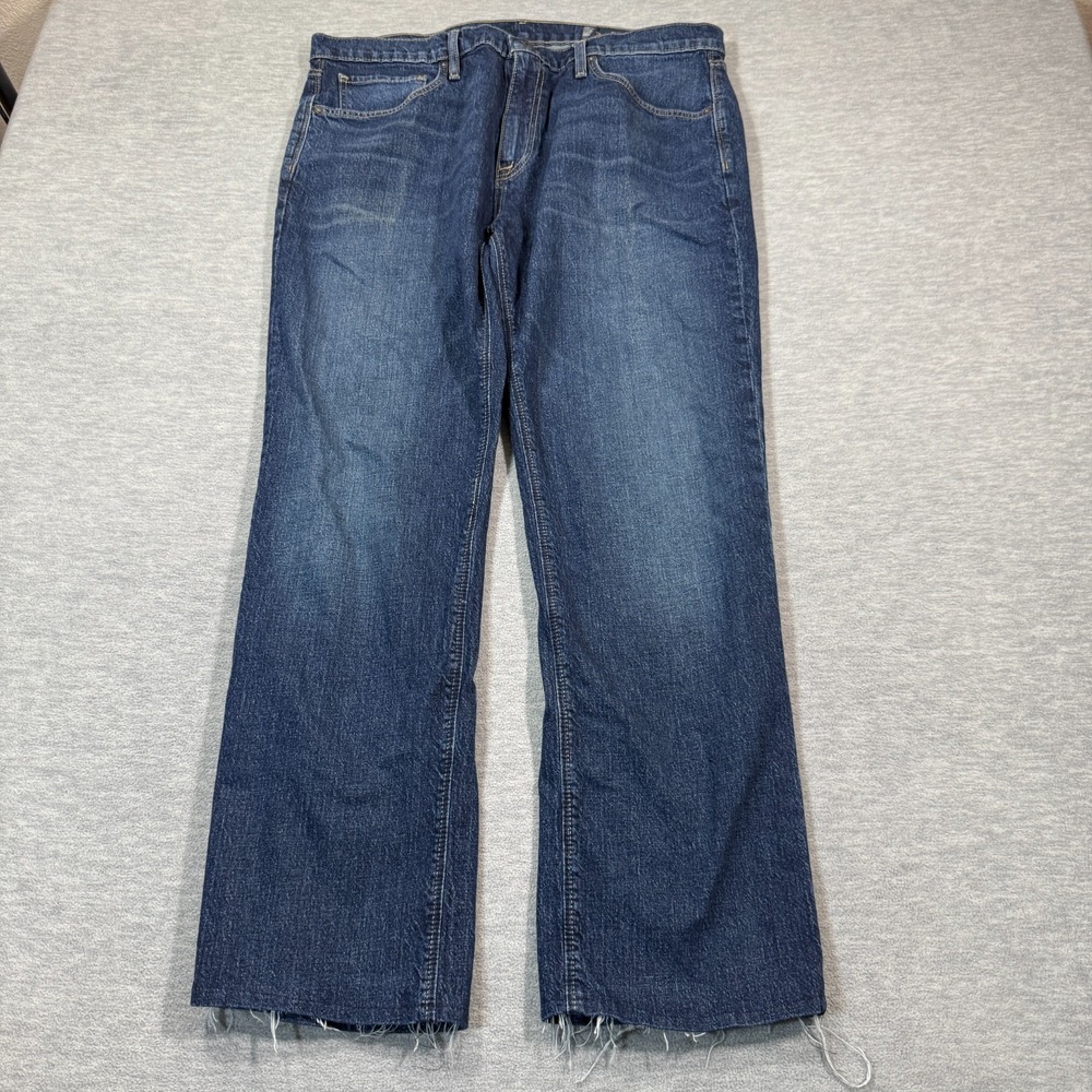 Roark Jeans Mens 36x32 Black Straight‎ Fit Modern Casual Pants HWY 128 Denim